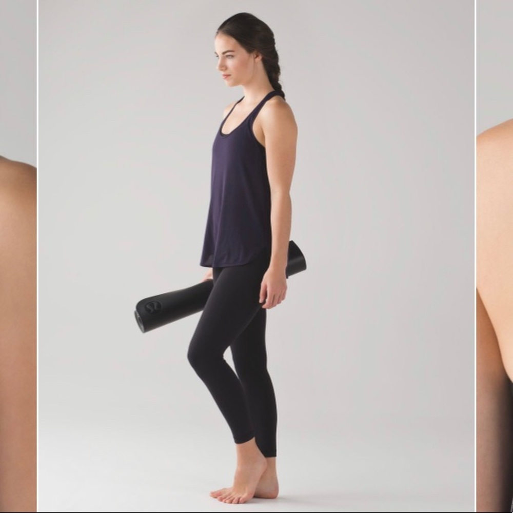 SZ 12 LULULEMON SINGLET TOP NWT SHEER LIGHTWEIGHT ATHLEISURE BLUE - Picture 6 of 7